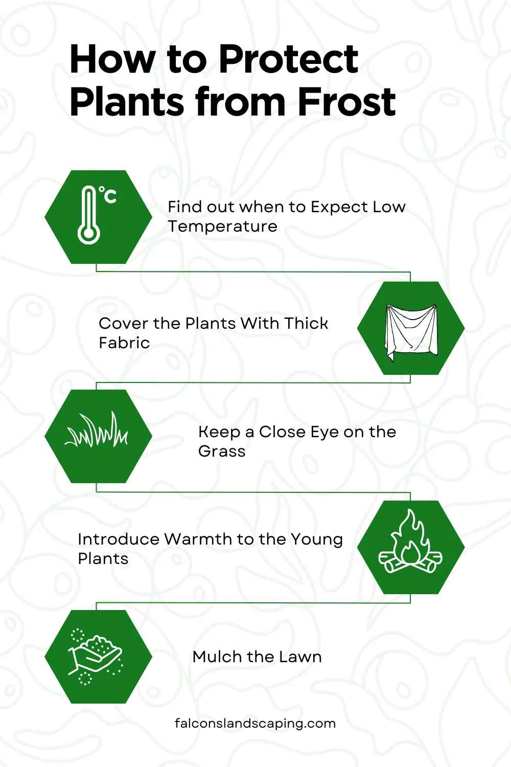 An infographic on frost prevention tips